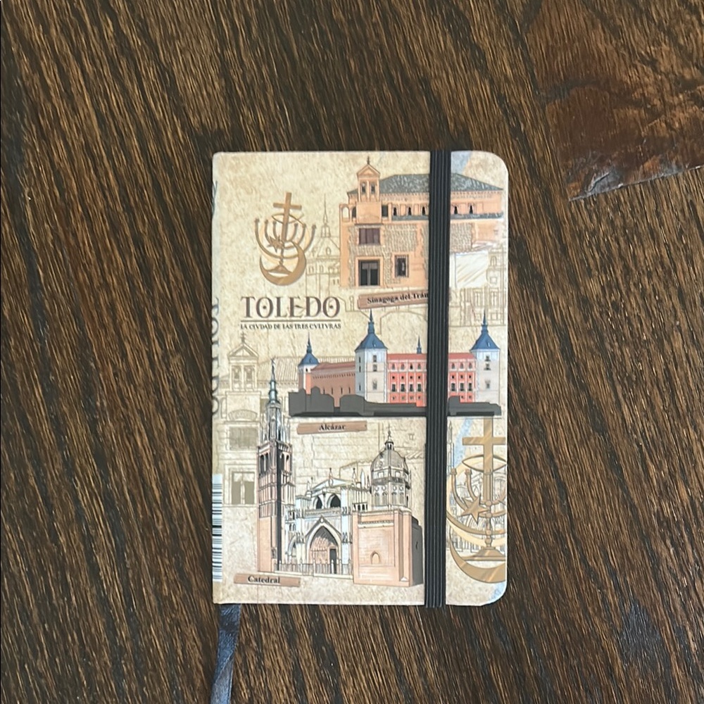 Toledo Themed Notebook with Elastic Band